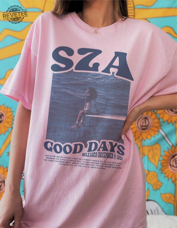 Vintage Sza Shirt Sza Merch Sza Good Days Graphic Tee Sza Saturn Unique revetee 5