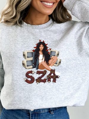 Sza Sos Shirt Sza Sweatshirt Sza Concert Shirt Sweatshirt Sza Hoodie Trendy Shirt Cool Shirt Sza Shirt Merch Sza Hoodie Unique Unique revetee 3