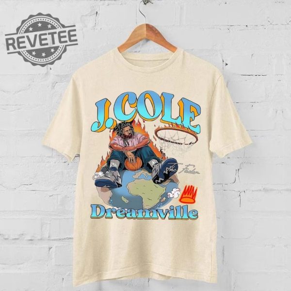 J Cole Dreamville Vintage Tshirt J Cole Shirt Rap Hip Hop J Cole Merch J Cole Latest Album Unique revetee 1