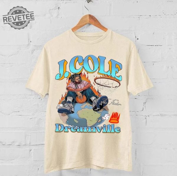 J Cole Dreamville Vintage Tshirt J Cole Shirt Rap Hip Hop J Cole Merch J Cole Latest Album Unique revetee 2