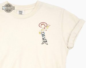 toy story jessie embroidered tshirt toy story embroidered shirt jessie t shirt pixar shirt disney tshirt womens disney shirt embroidery tshirt sweatshirt hoodie gift laughinks 1