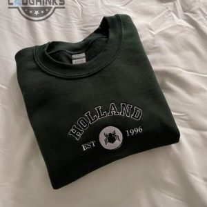 holland spiderman embroidered sweatshirt embroidery tshirt sweatshirt hoodie gift laughinks 1