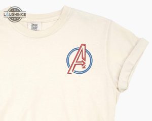 avengers embroidered tshirt superhero embroidered shirt disney avengers campus shirt disneyland tshirt womens disney shirt embroidery tshirt sweatshirt hoodie gift laughinks 1