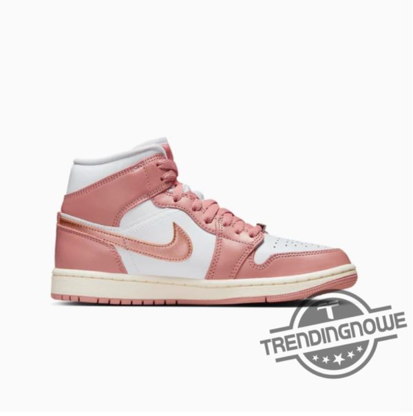Wmns Air Jordan 1 Mid Se Red Stardust trendingnowe 1