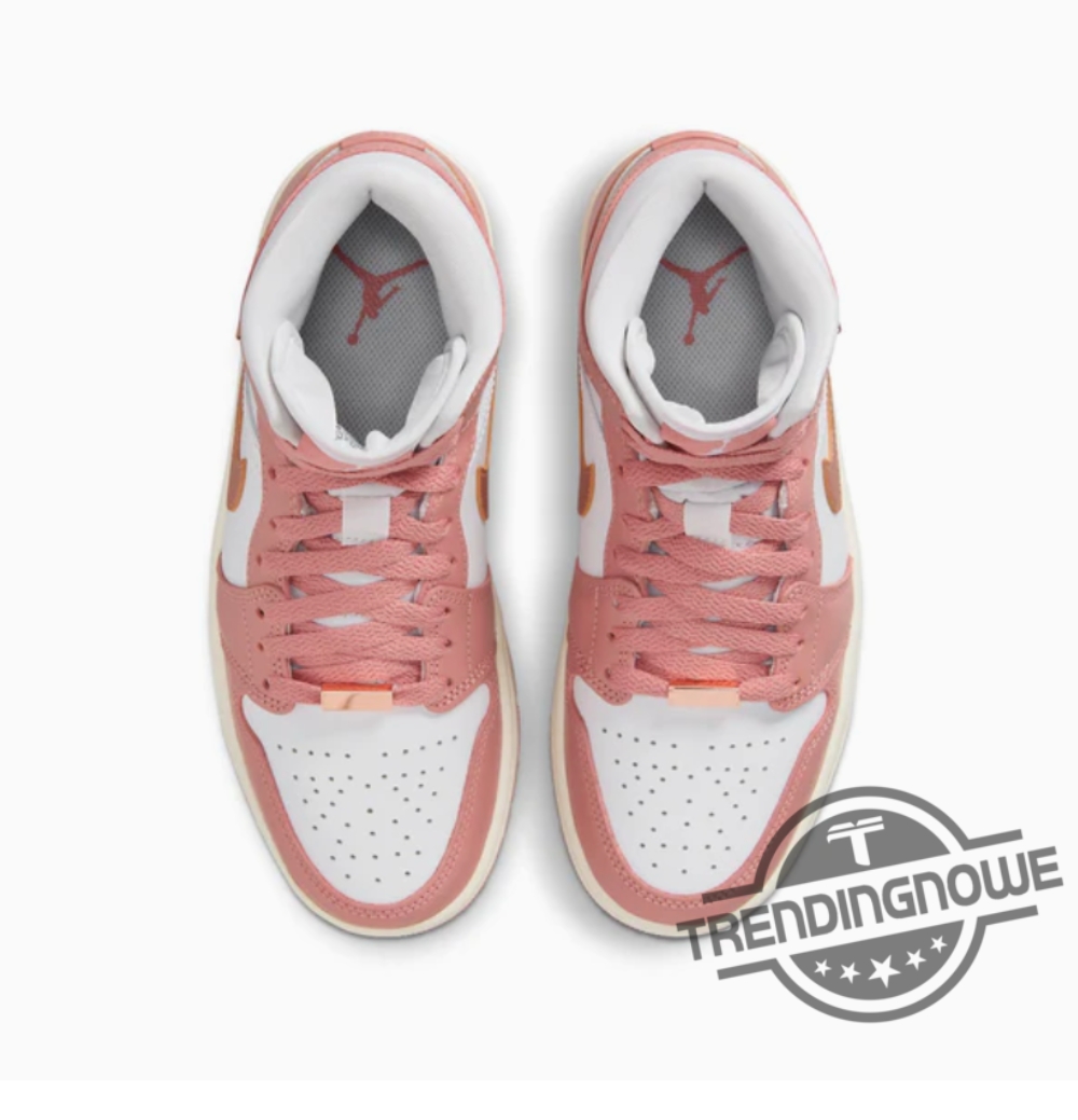 Wmns Air Jordan 1 Mid Se Red Stardust 11 Wmns Air Jordan 1 Mid Se Red Stardust trendingnowe 3