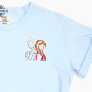 anna elsa embroidered tshirt frozen embroidered shirt princess t shirt elsa shirt disney tshirt womens disney shirt embroidery tshirt sweatshirt hoodie gift laughinks 1