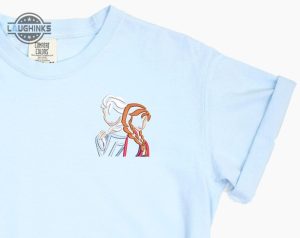 anna elsa embroidered tshirt frozen embroidered shirt princess t shirt elsa shirt disney tshirt womens disney shirt embroidery tshirt sweatshirt hoodie gift laughinks 1 1
