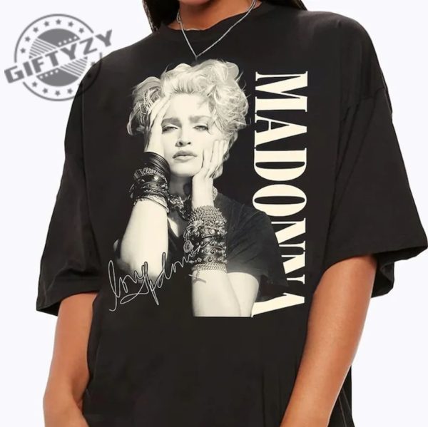 Vintage 90S Madonna Queen Music Shirt Madonna The Celebration Tour 2024 Sweatshirt Madonna Lover Fan Hoodie Madonna Queen Music Tshirt Unisex Shirt giftyzy 2