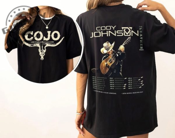 Cody Johnson Tour 2024 Shirt Country Music Cojo Unisex Sweatshirt Cody Johnson Concert 2024 Tshirt Cody Johnson Hoodie Cojo Country Music Shirt giftyzy 1