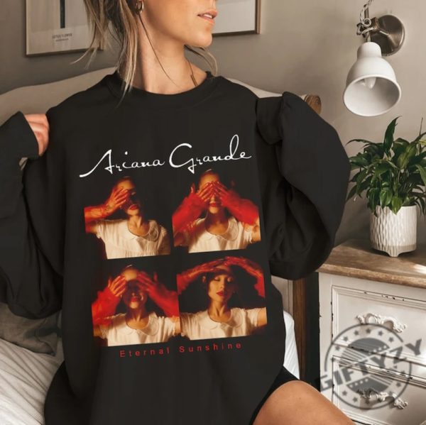 Vintage Ariana Eternal Sunshine Shirt Grande New Album Graphic Sweatshirt Vintage Graphic Tshirt For Men Ariana Eternal Sunshine Hoodie Gift For Fan giftyzy 2