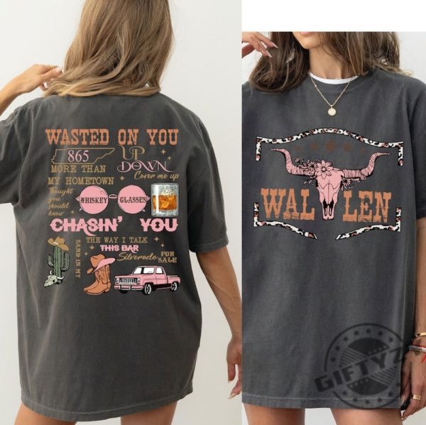 Wallen Bullhead Shirt Wallen Tshirt Wallen Westerns Hoodie Wallen Western Sweatshirt Cowboy Wallen Shirt giftyzy 1