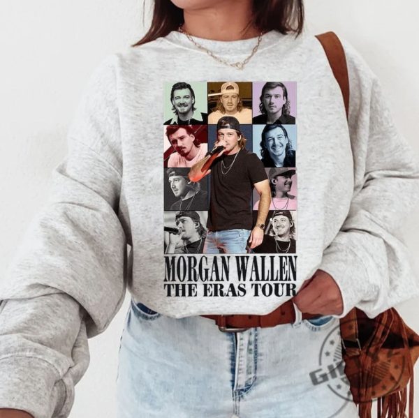 Retro Morgan Wallen Eras Tour Shirt Morgan Wallen Sweatshirt One Thing At A Time Tour Hoodie Country Music Tshirt Unisex Shirt giftyzy 4