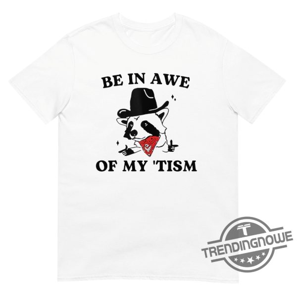 Be In Awe Of My Tism Shirt V2 Be In Awe Of My Tism T Shirt Be In Awe Of My Tism Sweatshirt Racoon Shirt trendingnowe.com 2