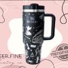 Harry Potter Stanley Cup Engraved Stanley Tumbler With Handle 360 Full Wrap Design 40Oz Stainless Steel Water Bottle Tiktok Cup trendingnowe 2