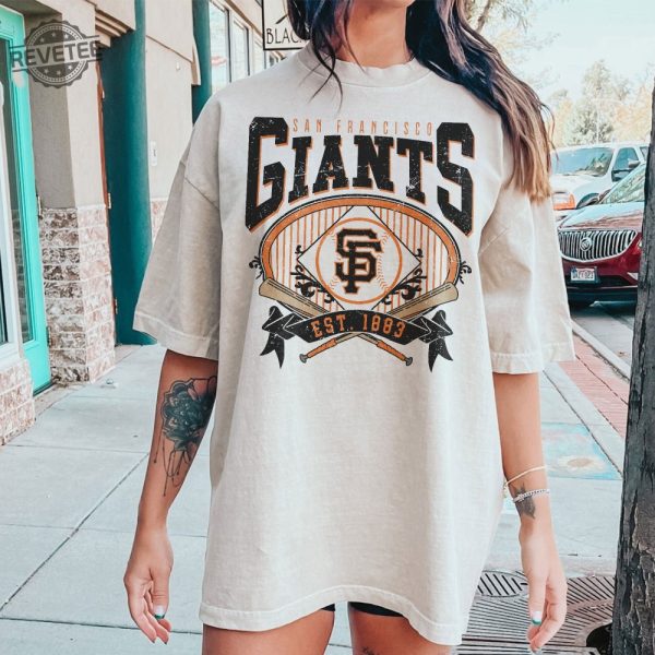 San Francisco Baseball Sweatshirt Sf Giants Womens Shirt San Fran Baseball Shirt San Fran Baseball Hoodie Unique revetee 2