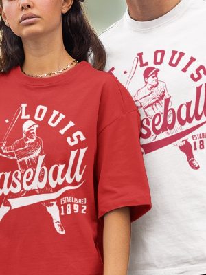 Vintage St Louis Cardinal Crewneck Sweatshirt Cardinals Est 1892 Shirt St Louis Baseball Retro Cardinals Shirt St Louis 1892 revetee 2