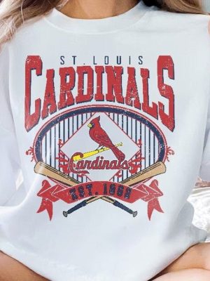 St Louis Baseball Sweatshirt Vintage Style St Louis Baseball Crewneck Sweatshirt St Louis Est 1882 Sweatshirt Game Day revetee 2