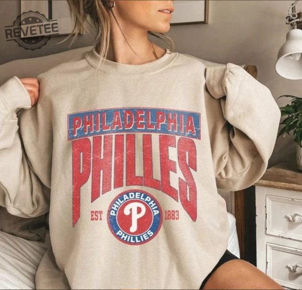 Vintage Philadelphia Baseball Shirt Philadelphia Hoodie Philly Baseball Sweatshirt Hoodie Baseball Fan Shirt Philadelphia Game Day revetee 1