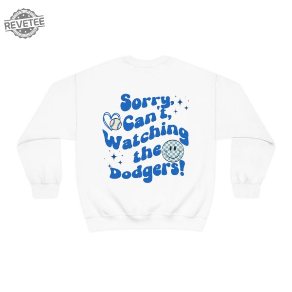 La Baseball Sweatshirt La Game Day Crewneck Unisex Heavy Blend La Dodgers Game Today Dodgers Game Today revetee 5