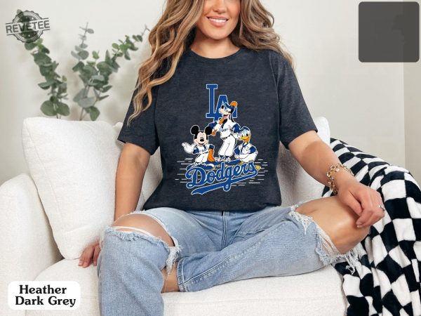 Disney Dodgers Shirt Mickey Shirt Mickey And Friends Shirt Disneyland Shirt Disney Retro Shirt La Dodgers Game Today Dodgers Game Today revetee 1