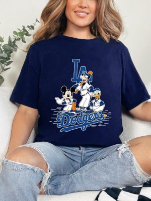 Disney Dodgers Shirt Mickey Shirt Mickey And Friends Shirt Disneyland Shirt Disney Retro Shirt La Dodgers Game Today Dodgers Game Today revetee 2