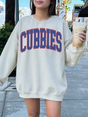 Chicago Baseball Sweatshirt Cubs Crewneck Chicago Baseball Crewneck Retro Vintage Chicago Crewneck Chicago Hometown Pride Cubbies Gift revetee 2