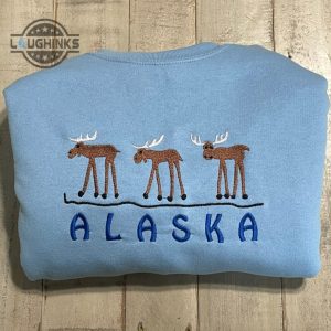 alaska embroidered crewneckembroidered crewnecknational park sweatshirt embroidery tshirt sweatshirt hoodie gift laughinks 1 1