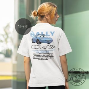 Limited Sally Shirt Sally And Mcqueen Fan Tshirt Cars Movie Hoodie Mcqueen Sweatshirt Couple Vintage Car Shirt giftyzy 5