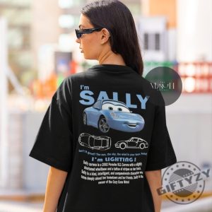 Limited Sally Shirt Sally And Mcqueen Fan Tshirt Cars Movie Hoodie Mcqueen Sweatshirt Couple Vintage Car Shirt giftyzy 6