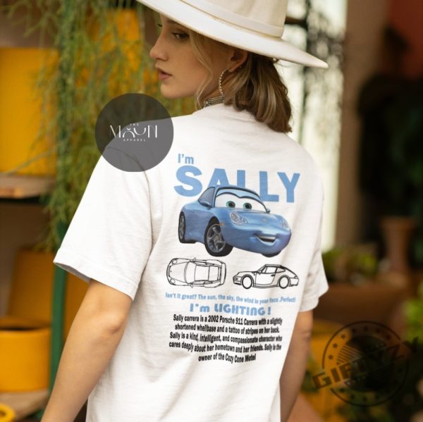 Limited Sally Shirt Sally And Mcqueen Fan Tshirt Cars Movie Hoodie Mcqueen Sweatshirt Couple Vintage Car Shirt giftyzy 7