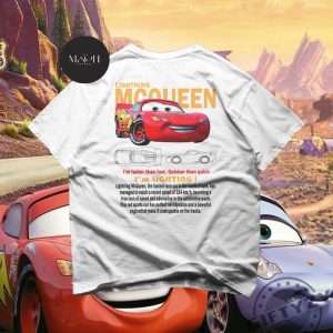 Limited Mcqueen Shirt Lightning Mcqueen Fan Tshirt Cars Movie Mcqueen And Sally Sweatshirt Couple Hoodie Vintage Car Sally Shirt giftyzy 3