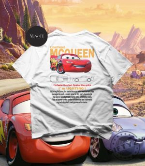 Limited Mcqueen Shirt Lightning Mcqueen Fan Tshirt Cars Movie Mcqueen And Sally Sweatshirt Couple Hoodie Vintage Car Sally Shirt giftyzy 3