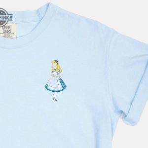 alice embroidered tshirt alice embroidered shirt alice t shirt disney princess shirt disney tshirt womens disney shirt embroidery tshirt sweatshirt hoodie gift laughinks 1