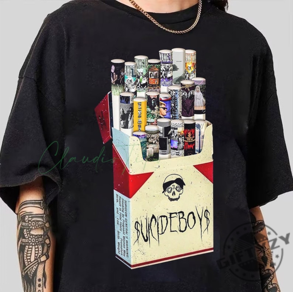 Vintage Suicideboys Cigarette Album Shirt Vintage G59 Sweatshirt Suicide Boys Hoodie Now The Moons Rising Album Tshirt Ghostemane Gift For Fan