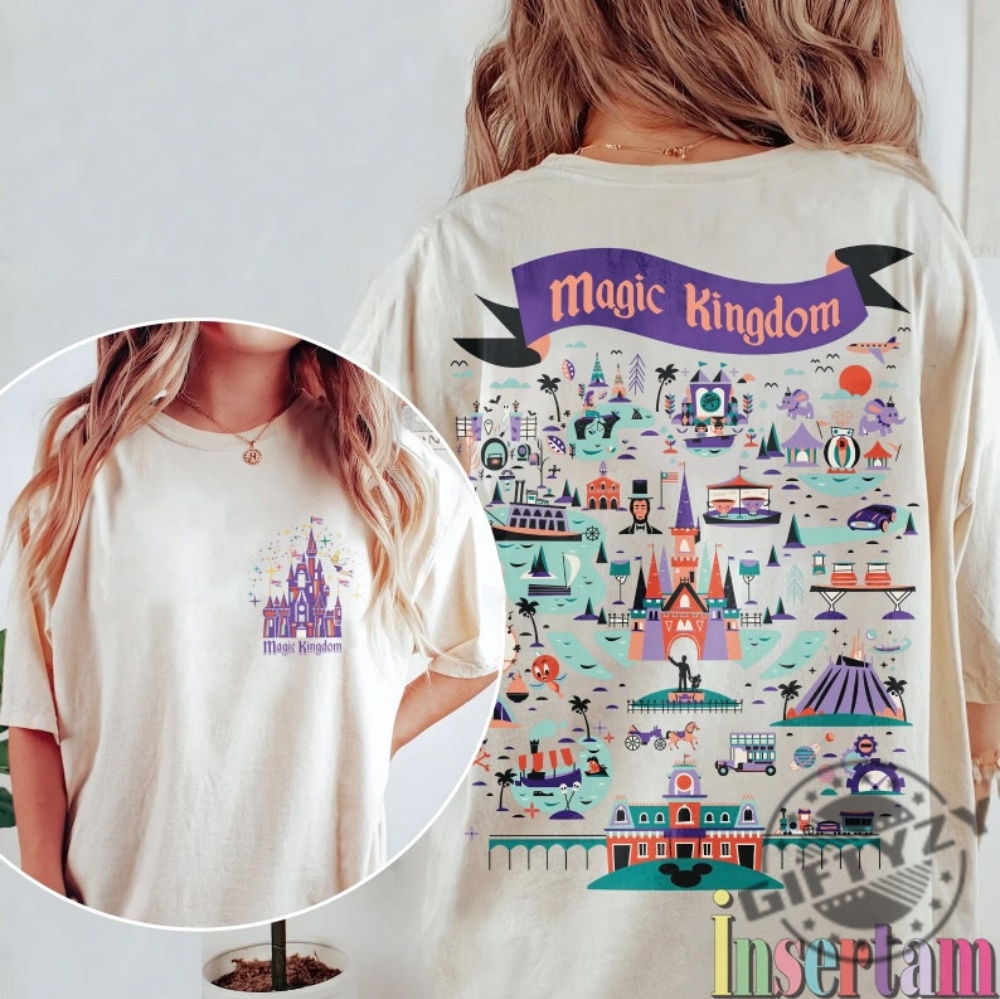 Magic Kingdom Shirt Vintage Disneyworld Sweatshirt Disney 2024 Trip Tshirt Vintage Disney Hoodie Disney Family Shirt