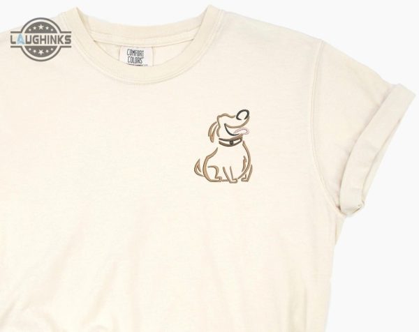 dug embroidered tshirt disney up shirt up t shirt disney princess shirt disney dog tshirt womens disney shirt embroidery tshirt sweatshirt hoodie gift laughinks 1