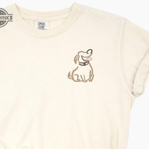 dug embroidered tshirt disney up shirt up t shirt disney princess shirt disney dog tshirt womens disney shirt embroidery tshirt sweatshirt hoodie gift laughinks 1 1