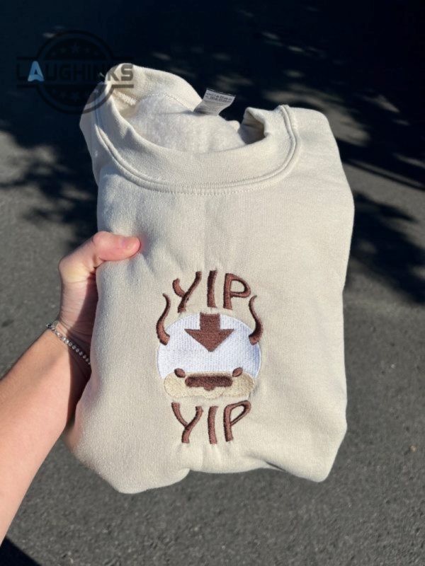 appa yip embroidered crewneck embroidery tshirt sweatshirt hoodie gift