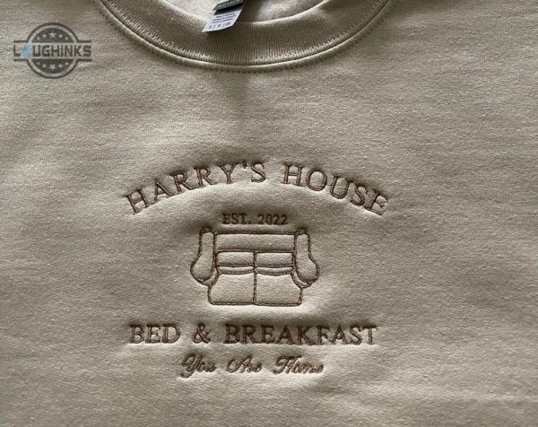 harrys house embroidered crewneck choose your color crew embroidery tshirt sweatshirt hoodie gift laughinks 1