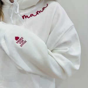 Mama Embroidered Sweatshirt Embroidered Mom Sweatshirt First Mothers Day Gift Unique revetee 5