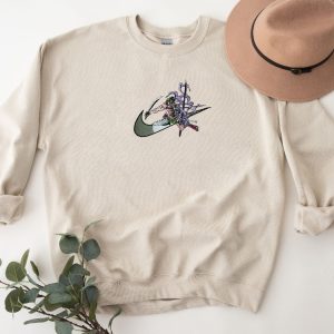 Anime Embroidered Sweatshirt Zoro Embroidered Straw Hats Embroidered Sweater Pirates King Shirt Monkey D Luffy Shirt One Piece Hoodie revetee 2