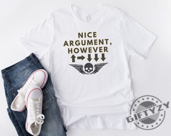 Nice Argument 500Kg Shirt For Divers 2 Fans Tshirt Malevelon Creek Gamer Hoodie Funny Video Game Sweatshirt Hell 2 Gamer Gift giftyzy 2