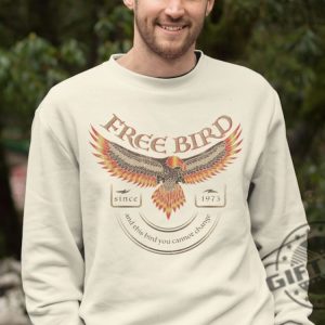 Free Bird Shirt Old School Band Sweatshirt Retro Music Hoodie Rock Band Tshirt Rock Lover Shirt giftyzy 3