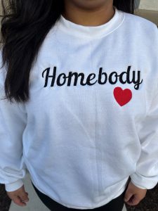 Homebody Sweatshirt Homebody Shirt Slouchy Sweatshirt Homebody Hoodie Hooded Sweatshirt Unique revetee 1