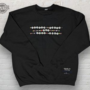 Eras Tour Embroidered Sweatshirt Eras Tour Friendship Bracelet Personalized Embroidered Sweatshirt Unique revetee 3