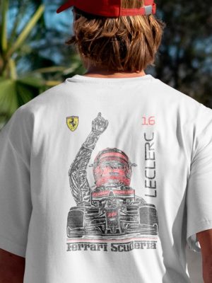 Charles Leclerc Ferrari F1 Shirt Formula One Scuderia Ferrari T Shirt F1 Merch For Men And Women revetee 3