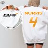 Lando Norris Formula One Sweatshirt F1 Two Sides Sweatshirt Lando Norris Shirt Norris F1 Sweater F1 Shirt Lando Norris F1 Shirt F1 revetee 3