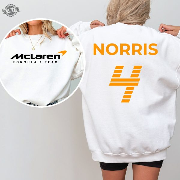 Lando Norris Formula One Sweatshirt F1 Two Sides Sweatshirt Lando Norris Shirt Norris F1 Sweater F1 Shirt Lando Norris F1 Shirt F1 revetee 3