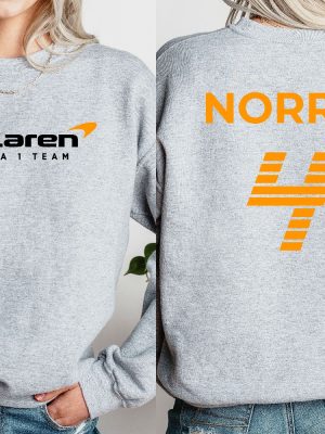 Lando Norris Formula One Sweatshirt F1 Two Sides Sweatshirt Lando Norris Shirt Norris F1 Sweater F1 Shirt Lando Norris F1 Shirt F1 revetee 5