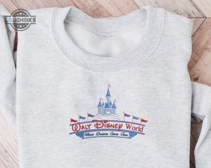 disney world entrance embroidered crewneck disney embroidered sweatshirt disney crewneck disney sweatshirt womens disney crewneck embroidery tshirt sweatshirt hoodie gift laughinks 1